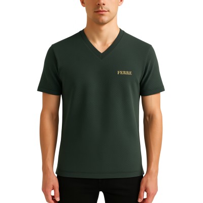 Men's Oversized V-Neck T-Shirt