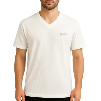 Men's Oversized V-Neck T-Shirt