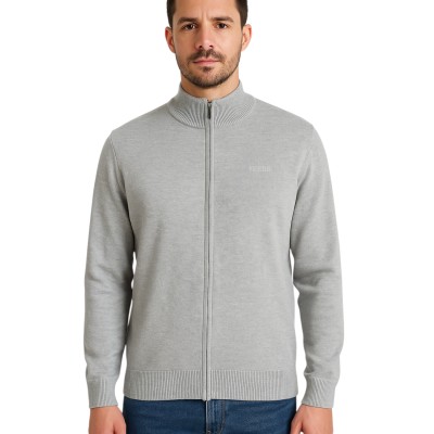 Zipped man vest