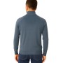 Herrenpullover mit hohem Kragen und halbem Reißverschluss