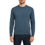 pull col rond bleu stellar, pull bleu clair homme, pull bleu tendance, pull coton bleu