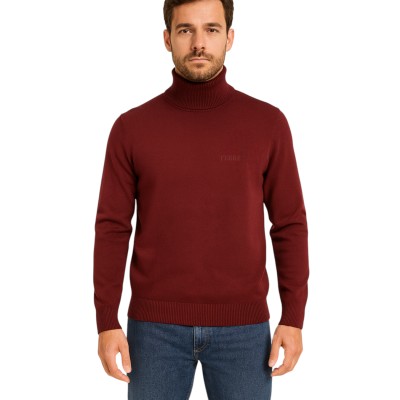 Pull Col cheminé Homme 100% coton