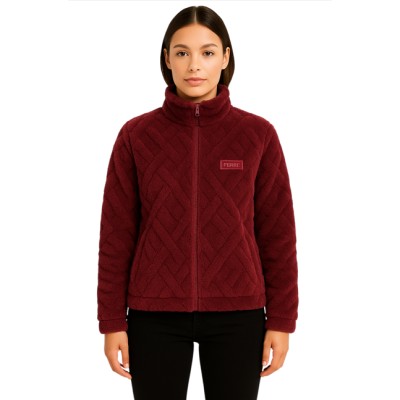 Casaco feminino quente e elegante