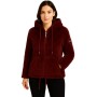 Damen-Fleecejacke mit Kapuze