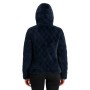 Damen-Fleecejacke mit Kapuze