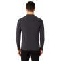 Einfarbiges Langarm-Poloshirt