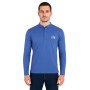 Einfarbiges Langarm-Poloshirt
