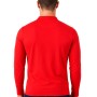 Einfarbiges Langarm-Poloshirt