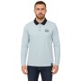 Einfarbiges Langarm-Poloshirt