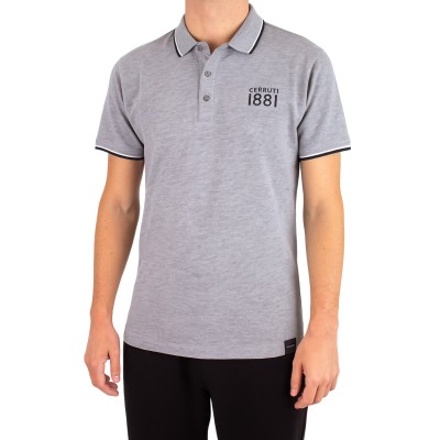 Einfarbiges Kurzarm-Poloshirt