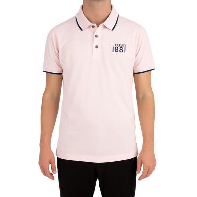 Einfarbiges Kurzarm-Poloshirt