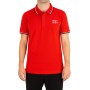 Einfarbiges Kurzarm-Poloshirt