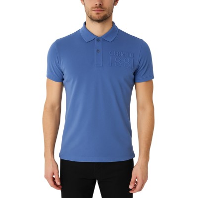 copy of Einfarbiges Langarm-Poloshirt