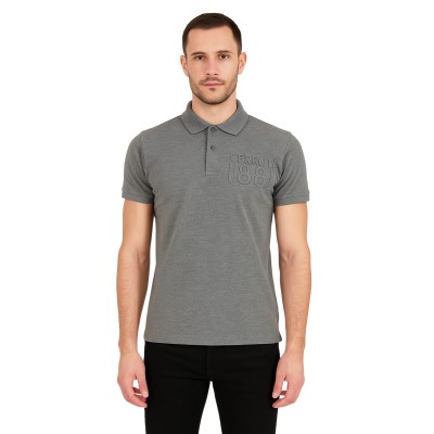 copy of Einfarbiges Langarm-Poloshirt