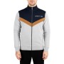Sudadera tricolor con cremallera