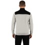 Sweat-shirt zippé tricolore