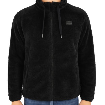 Veste polaire duveteuse zippée