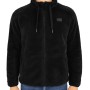 Chaqueta con cremallera fluffy vellón