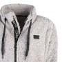 Veste polaire duveteuse zippée