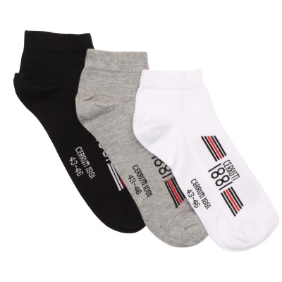 Lot de 3 paires de chaussettes invisibles