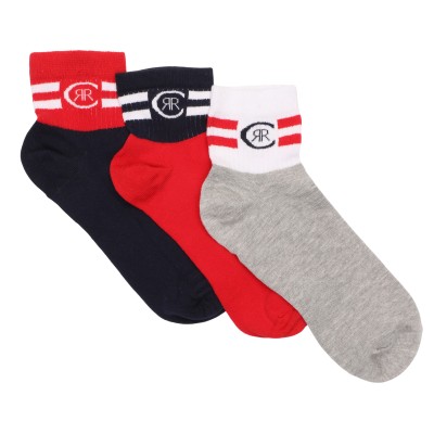 Set mit 3 Paar halbhohen Socken