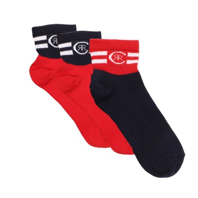 Set mit 3 Paar halbhohen Socken