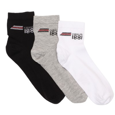 Conjunto de 3 pares de calcetines semi-ascensos