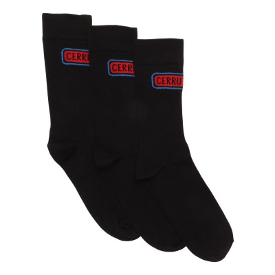 Set mit 3 Paar hohen Socken
