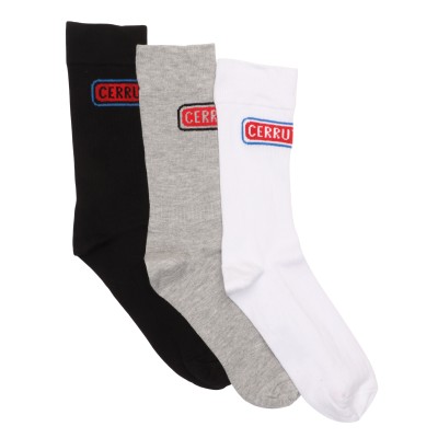 Set mit 3 Paar hohen Socken