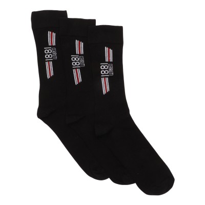 Conjunto de 3 pares de calcetines destacados