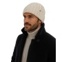 Bonnet unisexe torsadé intérieur fourré