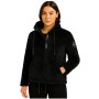 Fleecejacke mit Kapuze und Reißverschluss