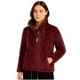 Zip-up hooded fleece jacket
