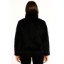 Fleecejacke mit Kapuze und Reißverschluss