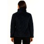 Zip-up hooded fleece jacket