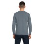 Tone-on-tone patterned crew neck sweater