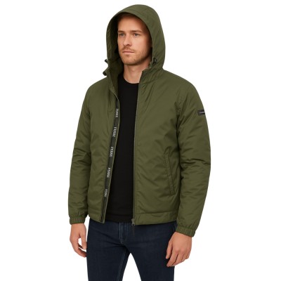 blouson ferre homme kaki