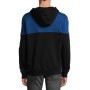 Sudadera con cremallera con capucha de dos tonos