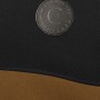 Zweifarbiger Kapuzenpullover mit Reißverschluss