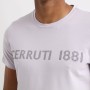 Short-sleeved T-shirt with simple writing