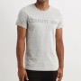 Short-sleeved T-shirt with simple writing