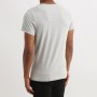 T-shirt de manga curta escrita simples