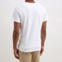 T-shirt de manga curta escrita simples