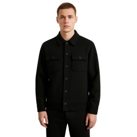 Surchemise en laine melangé