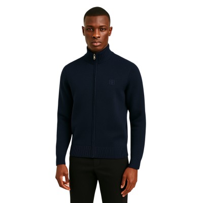 Pull Full zip en laine mélangé