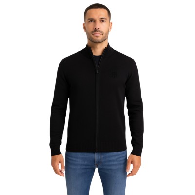 Pull full zip noir bill tornade