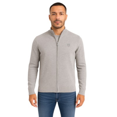 Pull full zip gris bill tornade