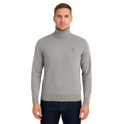 Suéter de cuello alto para hombre