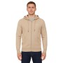 Colete zip com capuz dos homens