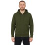 Gilet zippé à capuche homme kaki bill tornade